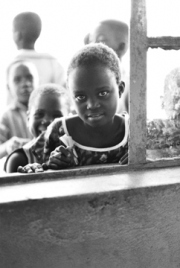 Zimbabwe - Girl Outside Window at School