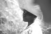 Zimbabwe - Woman with Sack on Head