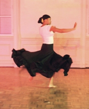 Dancer with Flying Skirt