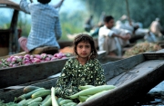 Kashmir - Vegetable Market Girl-Shikara