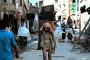 Katmandu - Man Carrying Load on his Back