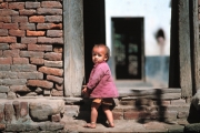 Nepal - Baby Girl with Ankle Bracelets