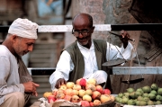 India - Fruit Seller with Scale