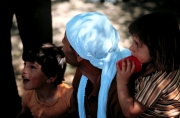 Israel - Druse Man with his Children