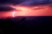 Grand Canyon - Lightning and Sunset